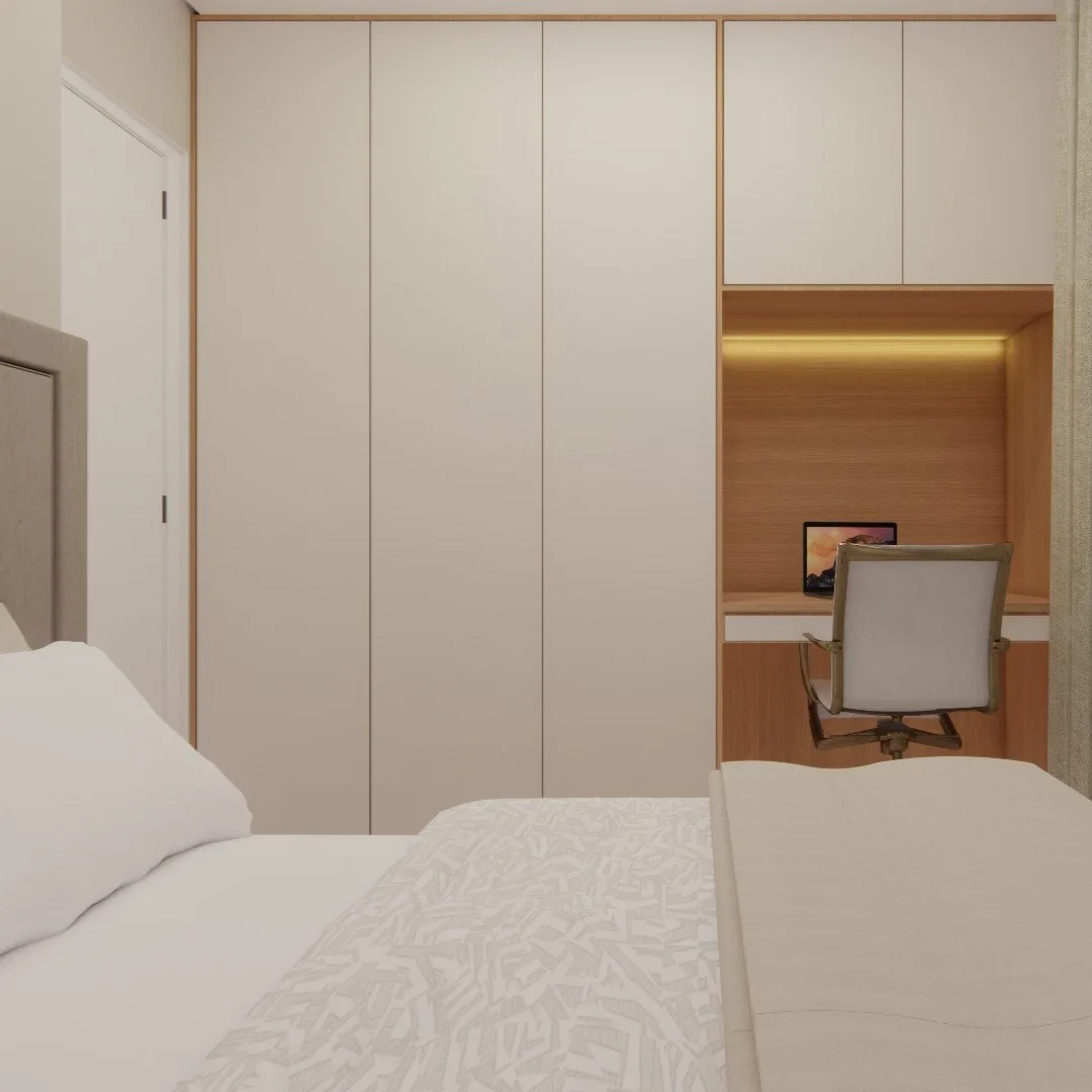 Apartamento em São José dos Campos - Quarto Solteiro/Escritório